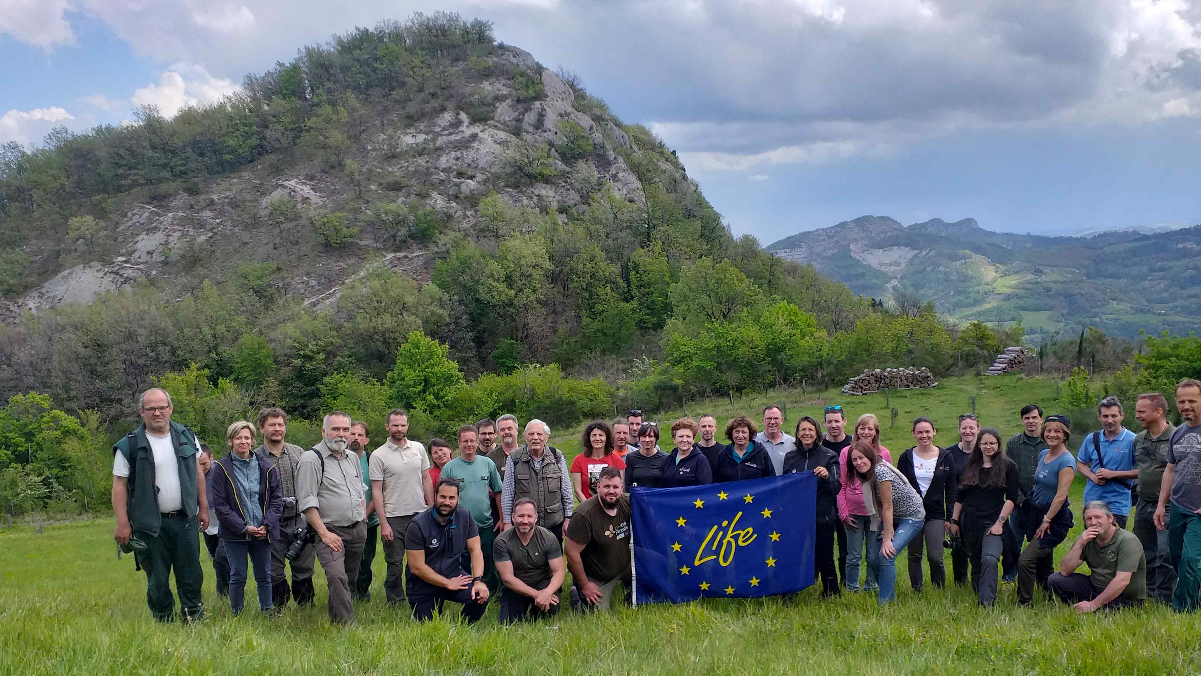 A projekt magyarországi partnereinek látogatása a Vena del Gesso Romagna regionális parkban